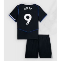 Stroje piłkarskie Chelsea Liam Delap #9 Koszulka Trzeciej dla dzieci 2025-26 Krótki Rękaw (+ szorty)